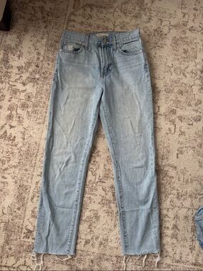 Madewell Light Blue Cropped Ankle Jeans